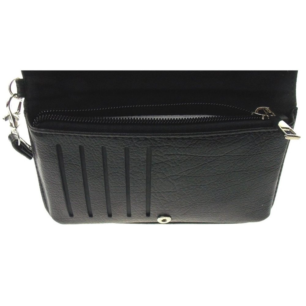 Wizard of Oz Wallet Wristlet Black Gold Zip Up Gift No Place Like Home Purse - Picture 5 of 5